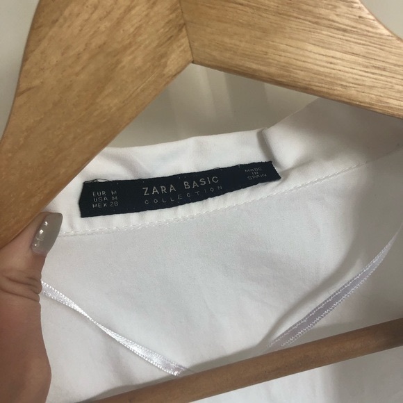 Zara Wrap High-Low Blouse/Shirt - Picture 5 of 5